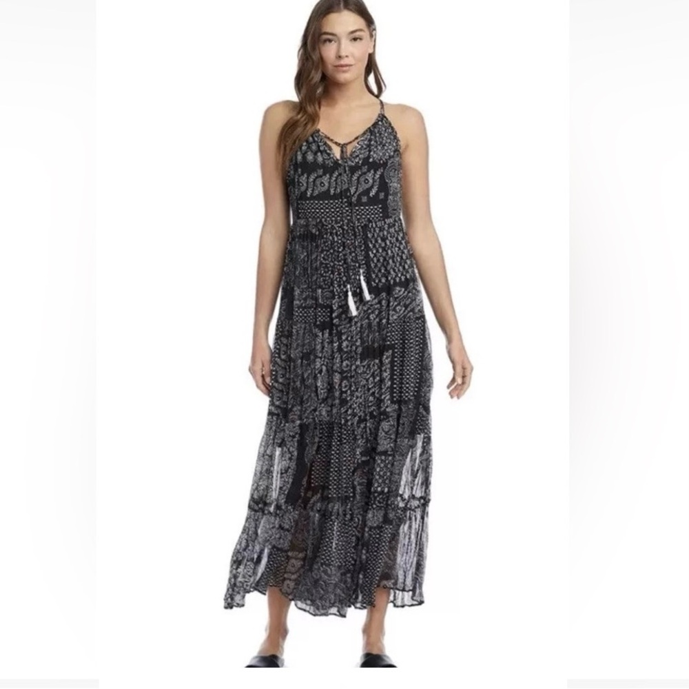 Karen Kane Black and White Midi Dress